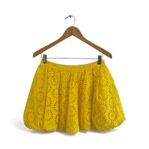 Lilly Pulitzer “Leah” Bubble Skirt in Yellow, Sz 4, $128 Retail